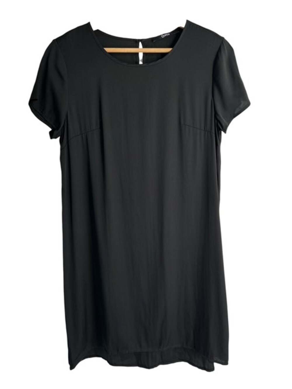 Quince Women’s Size Small Black Washable Silk T Shirt Style Dress